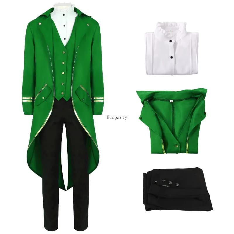 Frac vintage medievale classico da uomo Halloween Cosplay Set di costumi giacca medievale Steampunk stile rinascimentale vittoriano