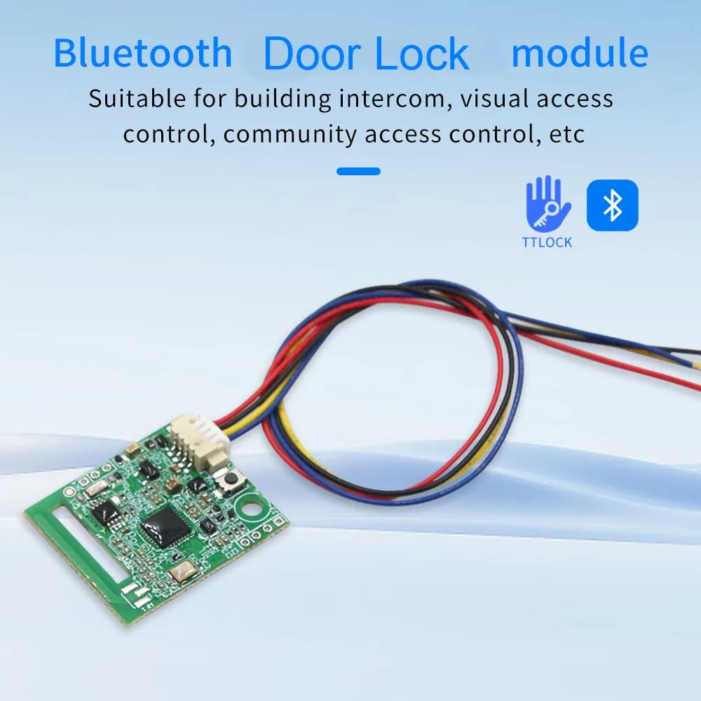 Modulo serratura elettronica Smart Switch 4.5-10V BLE5.0 per APP TTLOCK Funziona con Gateway G2 per Alexa/Google Home Modulo Smart Switch