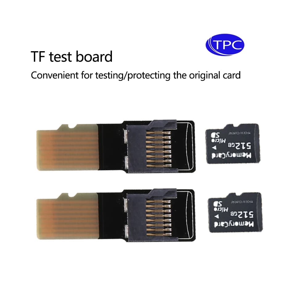 Scheda di memoria TPC Micro SD TF Adattatore di estensione da maschio a femmina Strumenti di test di estensione Connettore PCBA