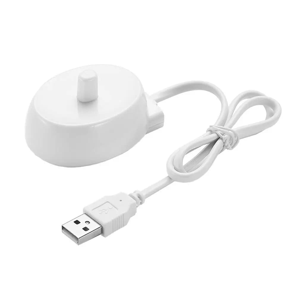 Replacement of 1PC USB Charger Base for Filling of Oral Electric Toothbrush B Braun Waterproof Travel Inductive Charging Base Model3757