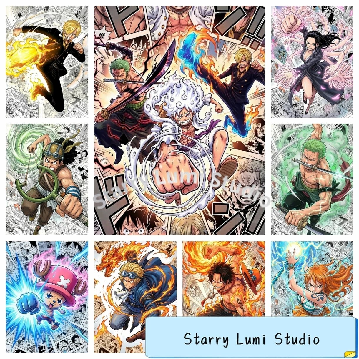 Nuovo 2026 Diamond Painting One Piece Monkey D. Luffy A Reward, Ricamo Diamantato Roronoa Zoro, Arte Mosaico Fai da Te Fatta a Mano, Regali