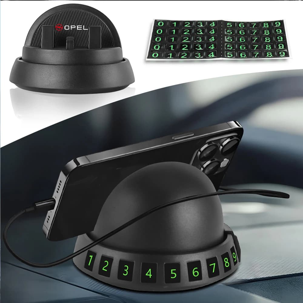 Car Cell Phone Holder Cell Phone Support 360 ° Rotating Dashboard For Opel OPC Astra J H G K Insignia Corsa D B Car Wheel Hubcap