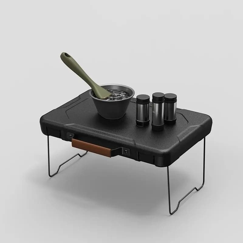 Set Portatile per Barbecue e Campeggio: Utensili da Cucina, Tagliere, Pelapatate, Accessori per Picnic in Plastica