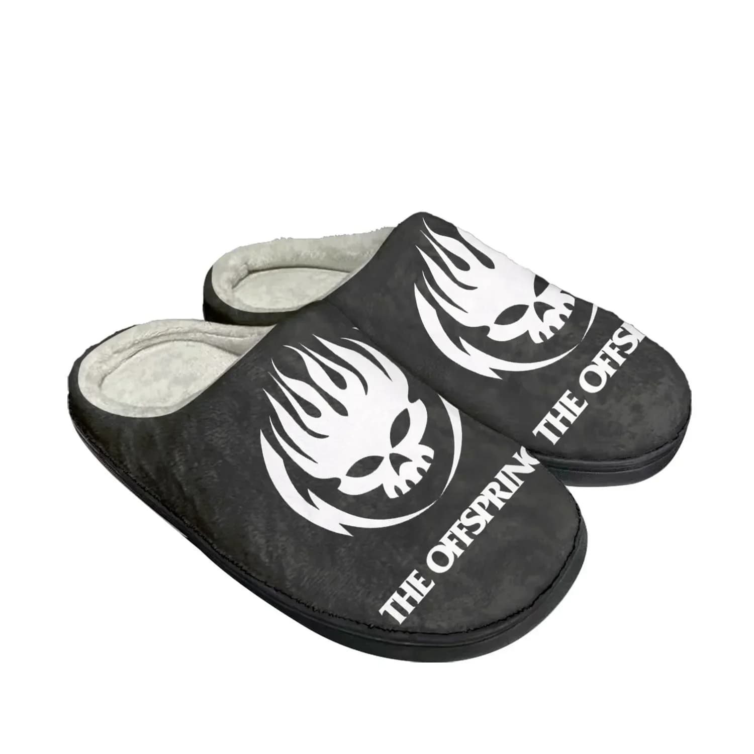 The Offspring Rock Band Home Pantofole personalizzate in cotone Sandali da donna per uomo Camera da letto in peluche Pantofola termica per scarpe casual per tenere al caldo