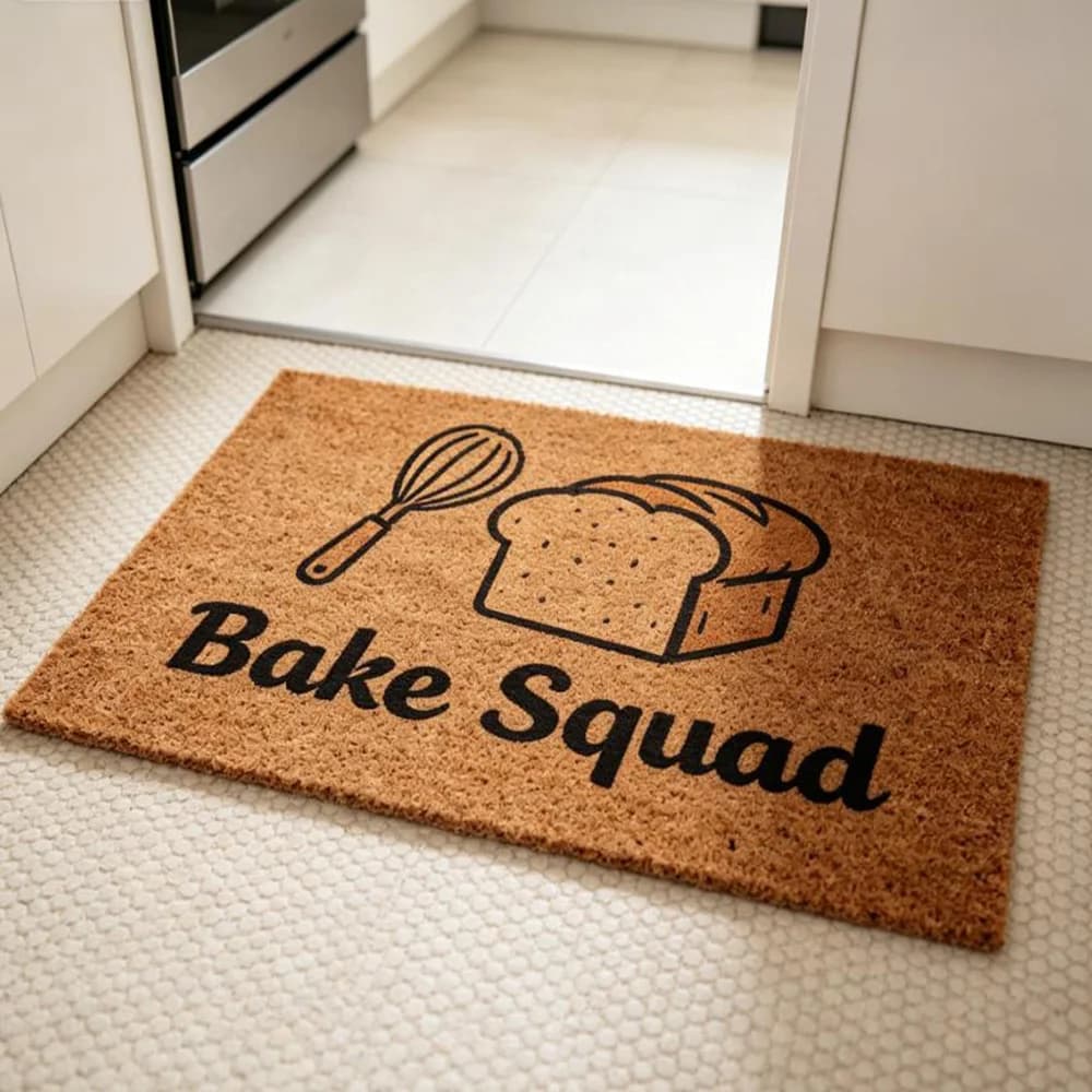 Art Style Doormat Kitchen Floor Mat Line Art Custom Personalized Non Slip Waterproof Rug Practical Father's Day Gift