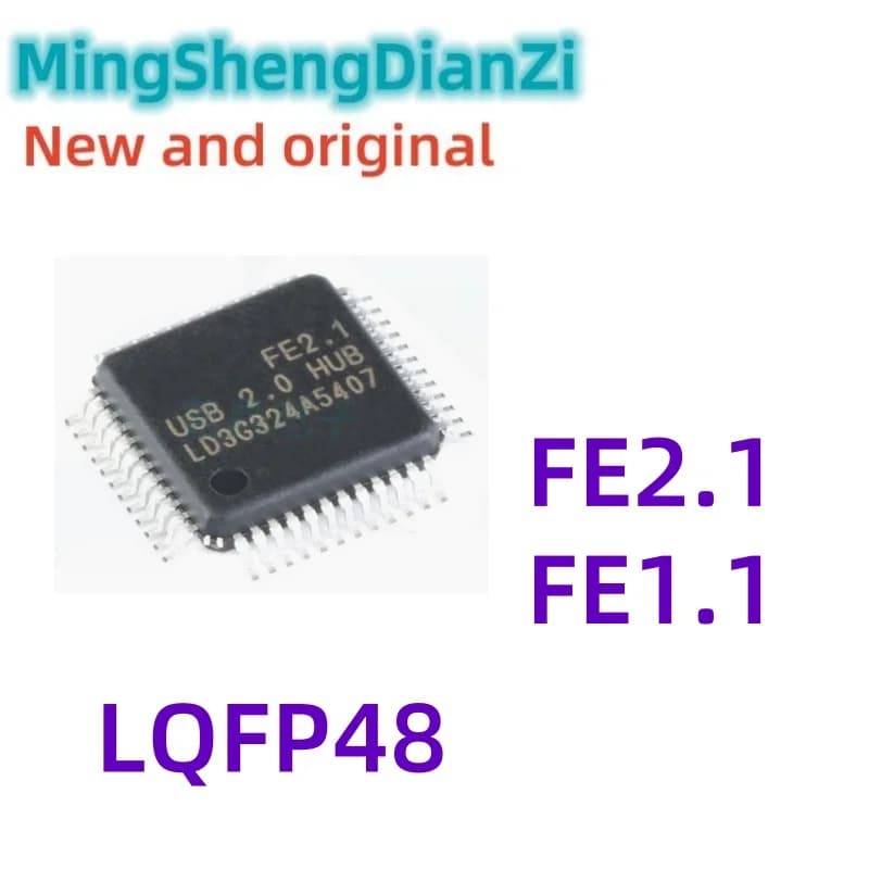 1PCS FE 1,1 FE 2.1 USB 2.0 HUB chip QFP48 LQFP48 chip shunt IC