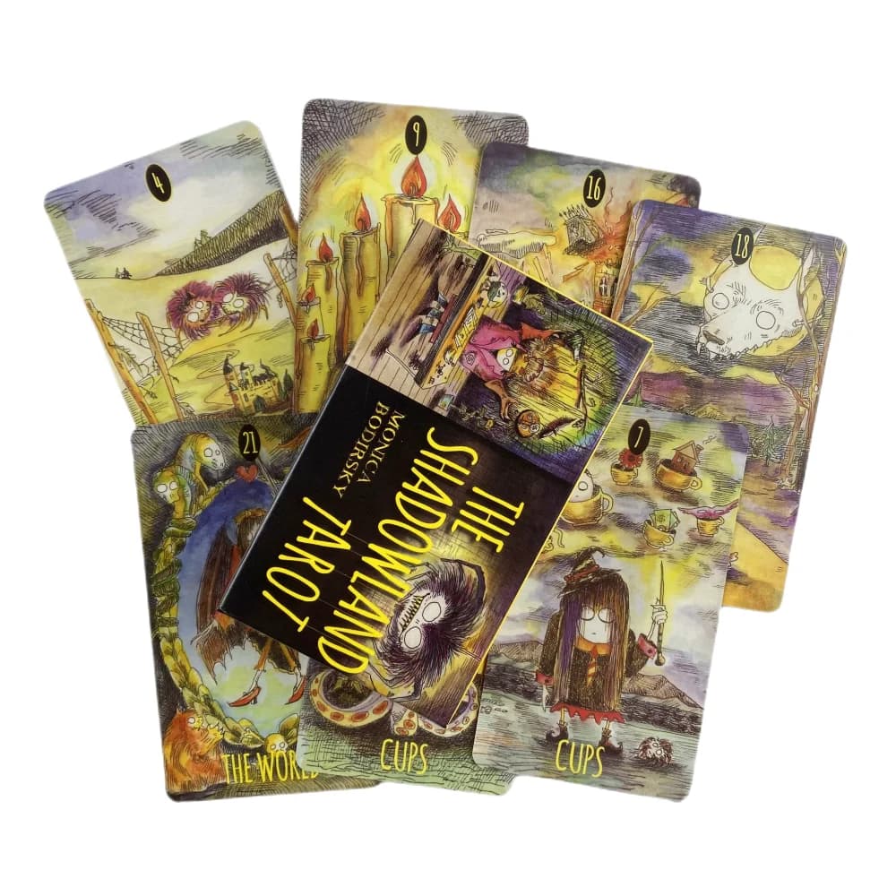 The Shadowland Tarocchi Mazzo Divinazione Versioni inglesi Edizione Oracle Gioco da tavolo per la festa