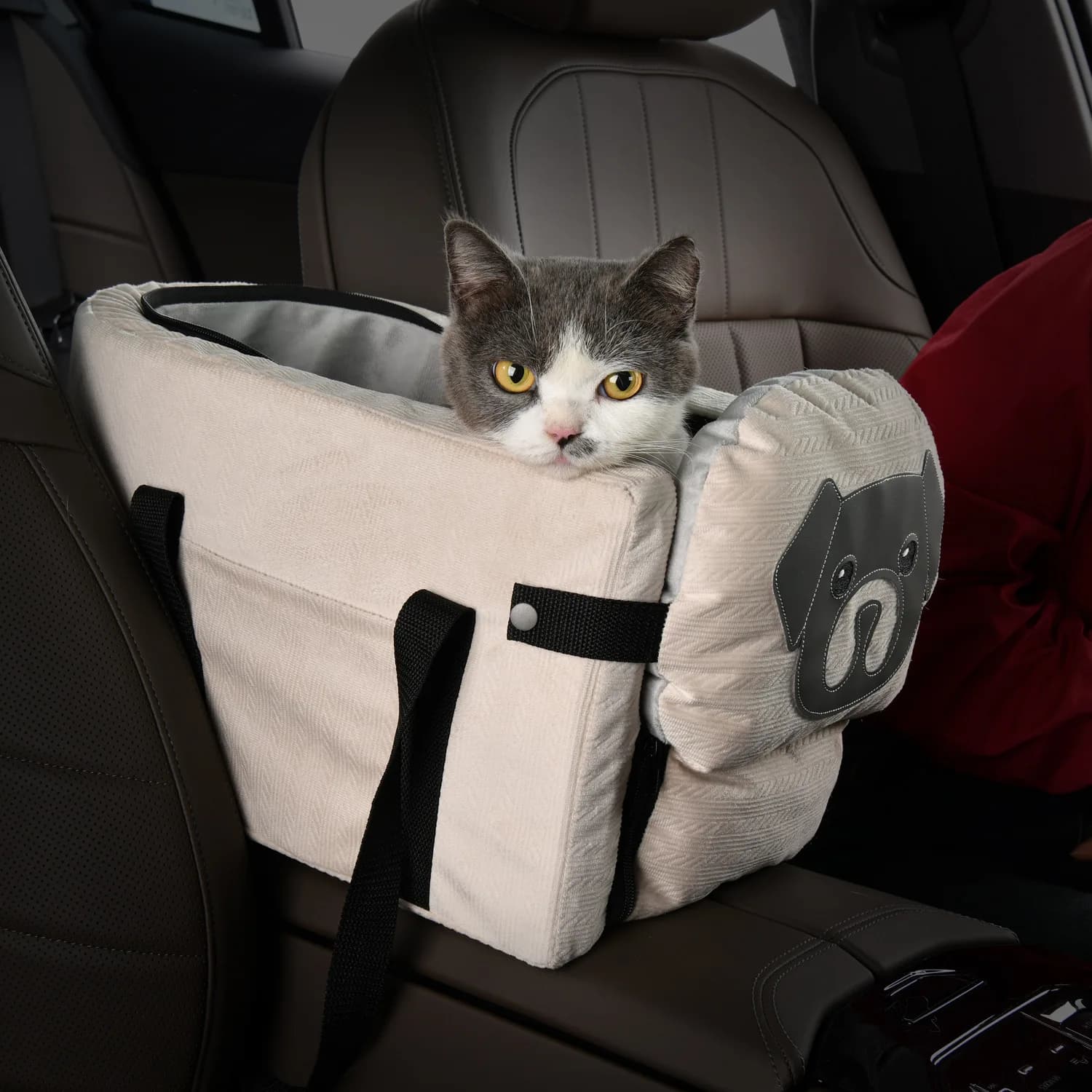 Borse da trasporto portatili per cani Viaggio in auto Piccolo nido per gatti Zaino per auto Cucciolo Gattino Nido per cagnolino
