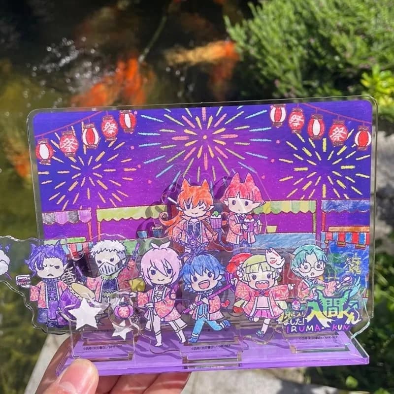 N‌ew Mairimashita! Iruma-kun‌ Acrylic Stand Figure Suzuki Iruma Asmodeus Alice Anime Peripheral Acrylic Scene Desktop Decoration