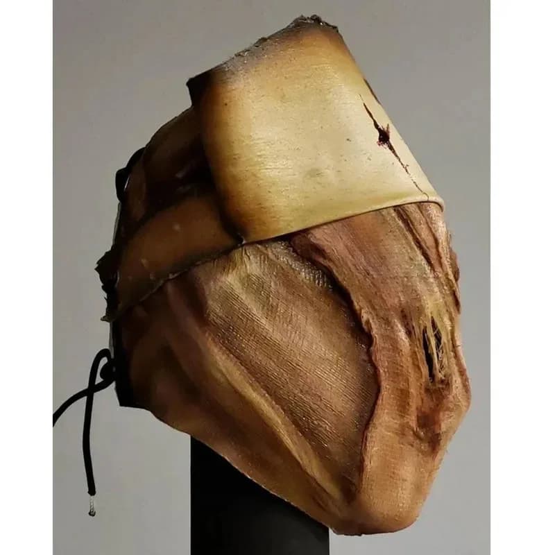 Blue game, silent hill, faceless nurse, terrifying and bloody latex mask. Suitable for Halloween and Christmas parties.