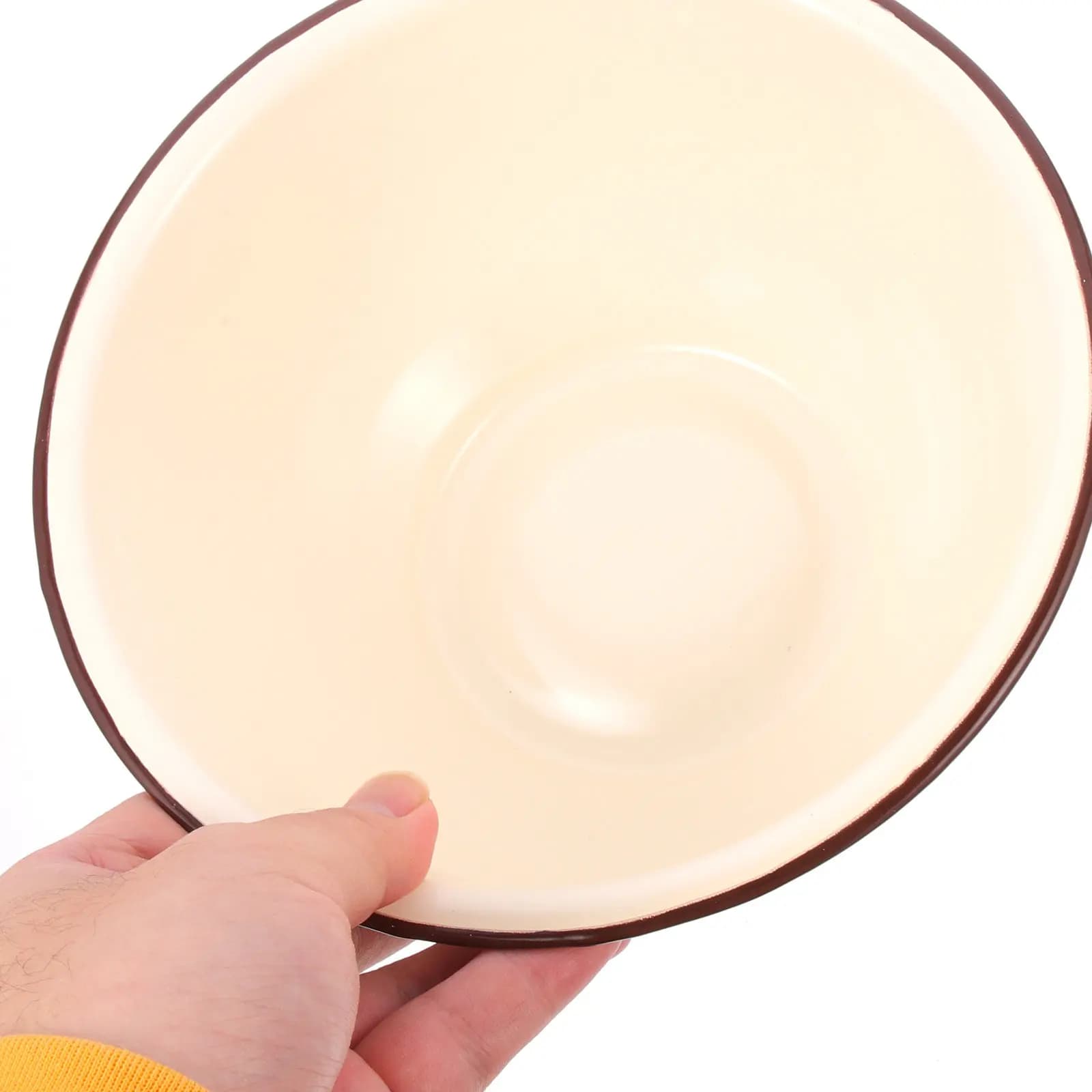 Set 2 Pezzi Ciotole Smaltate Vintage, Contenitori Multiuso per Noodle, Cereali, Frutta, Riso, Lavaggio, Miscelazione e Impastatura