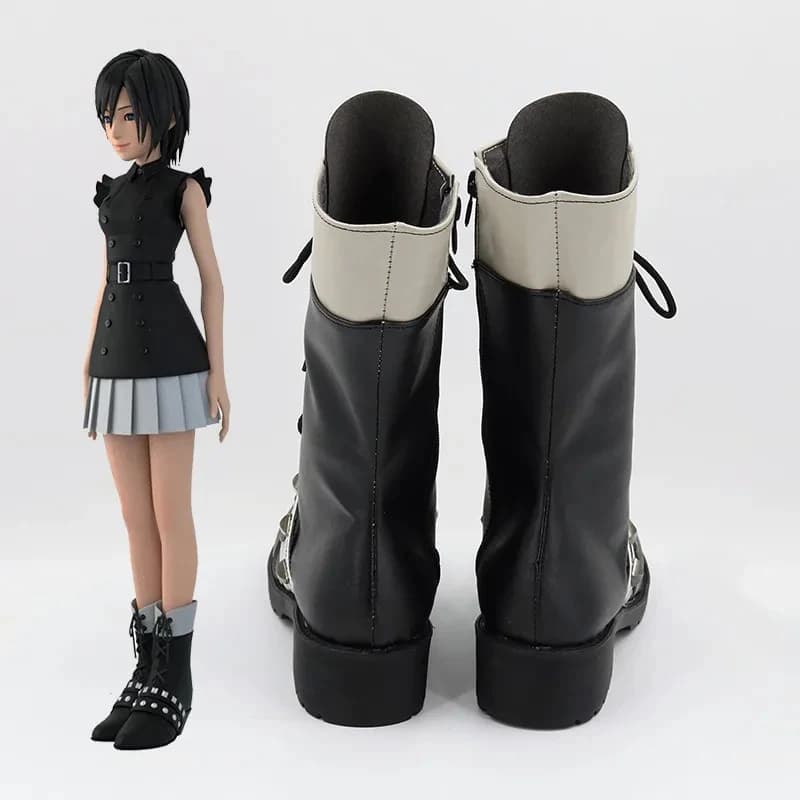 A;3\v,7'd/Game Anime Cosplay Xion Kingdom Hearts3 Boots Shoes Adult Halloween Party Costume Accessories Custom Madec;4'b,7'm\1/
