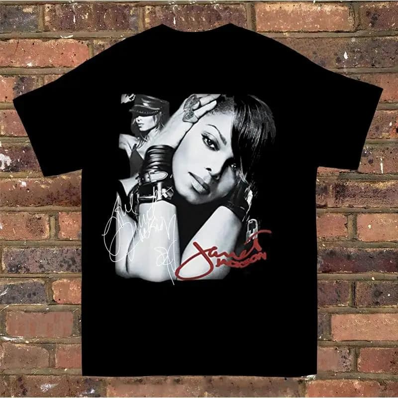 Maglietta in cotone Janet Jackson tutte le taglie SML Xl 2345XL