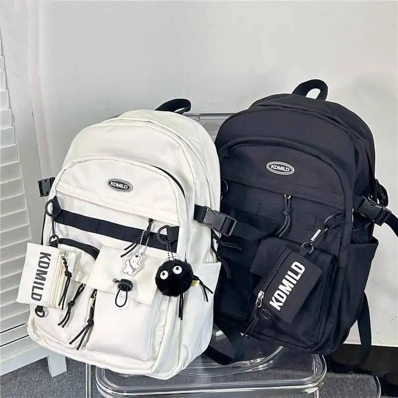 New Simple Large-capacity Sports Travel Backpack Street-style Unisex Vintage Casual Backpack College Student Travel Backpack