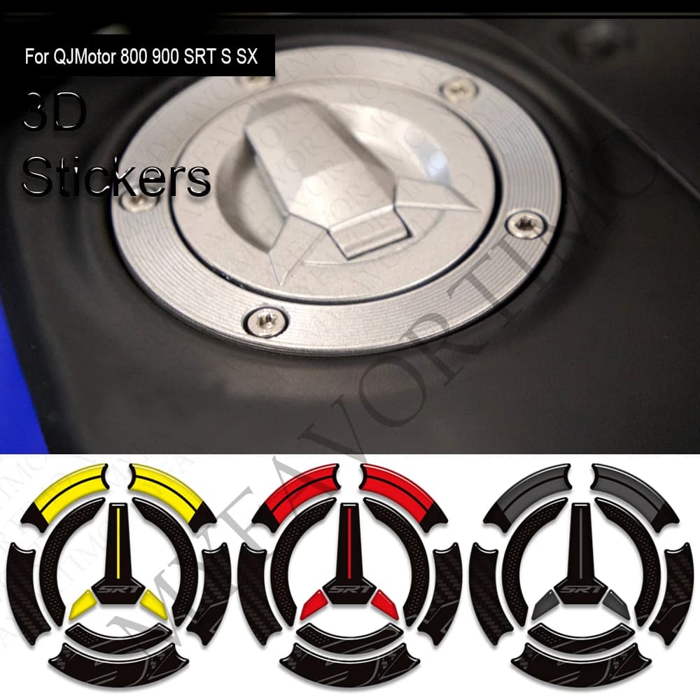 Per QJMotor QJ Motore SRT 800 900 SX SX Moto Tappo del serbatoio TankPad Gas Olio combustibile Kit Ginocchio Parafango Protezione Adesivi Decalcomanie