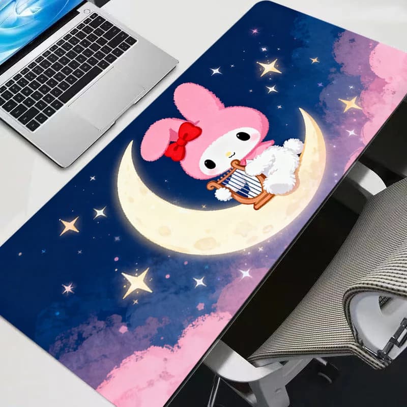 Tappetino per mouse My Melody, tappetino per mouse professionale per giocatori di e-sport, tappetino per tastiera in gomma per PC, tappetino per mouse da scrivania, resistente, 800X300