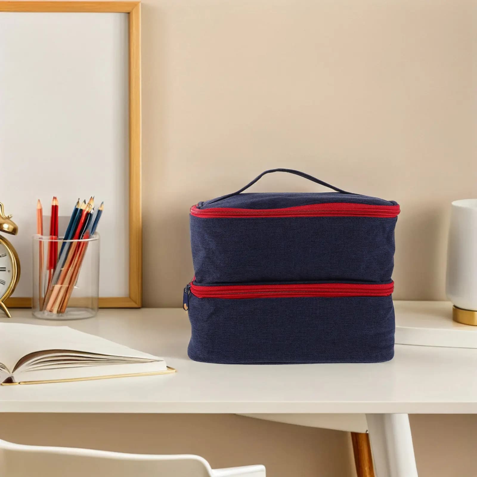 Borsa Portatile per Kit Spray, Organizer da Viaggio Multifunzionale per Artigianato, Cucito, Smalti, Oli Essenziali, Medicinali e Cancelleria