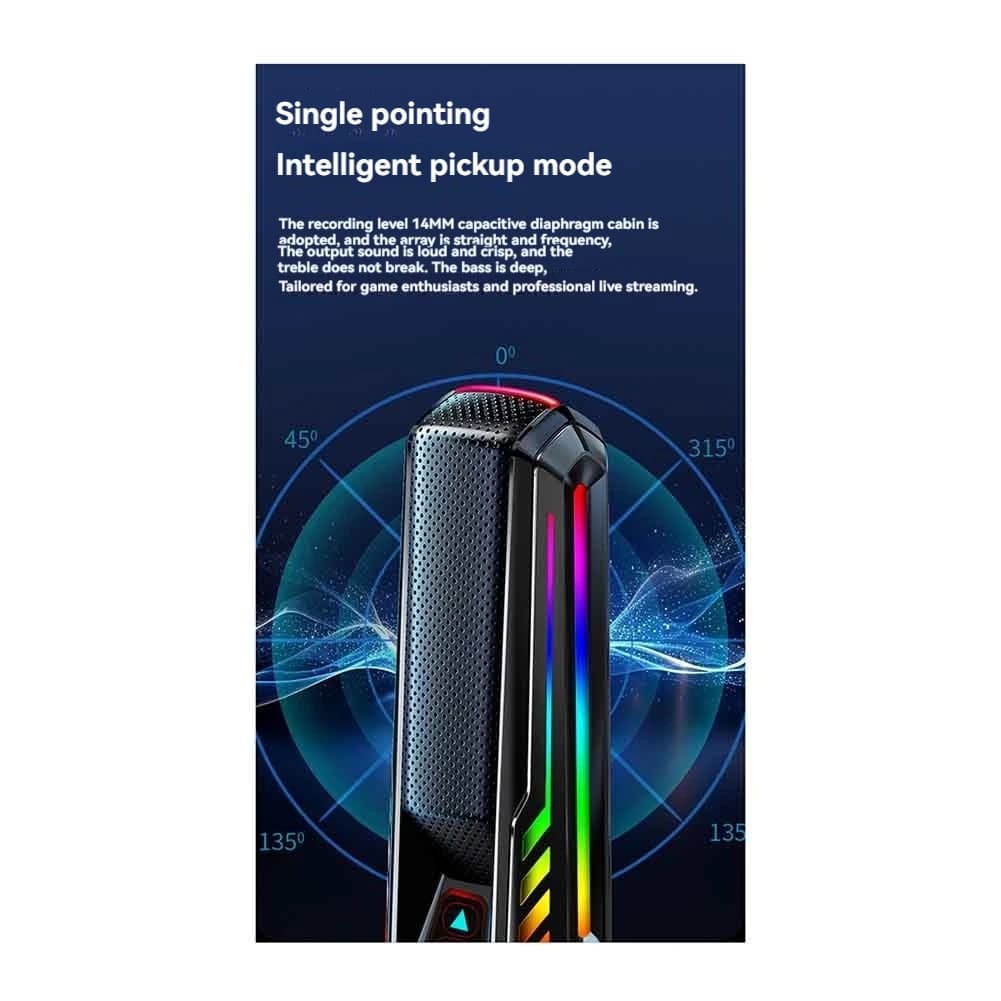 USB Microphone for Computer, Play Microphone for PC, Microphone for Recording Compatible with Desktop Laptop