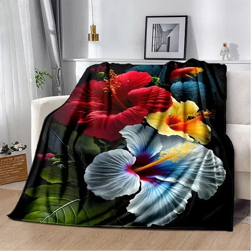 HD Pretty Flower Daisy Rose coperta di crisantemo, coperta morbida per la casa camera da letto divano letto Picnic coperta da viaggio per bambini