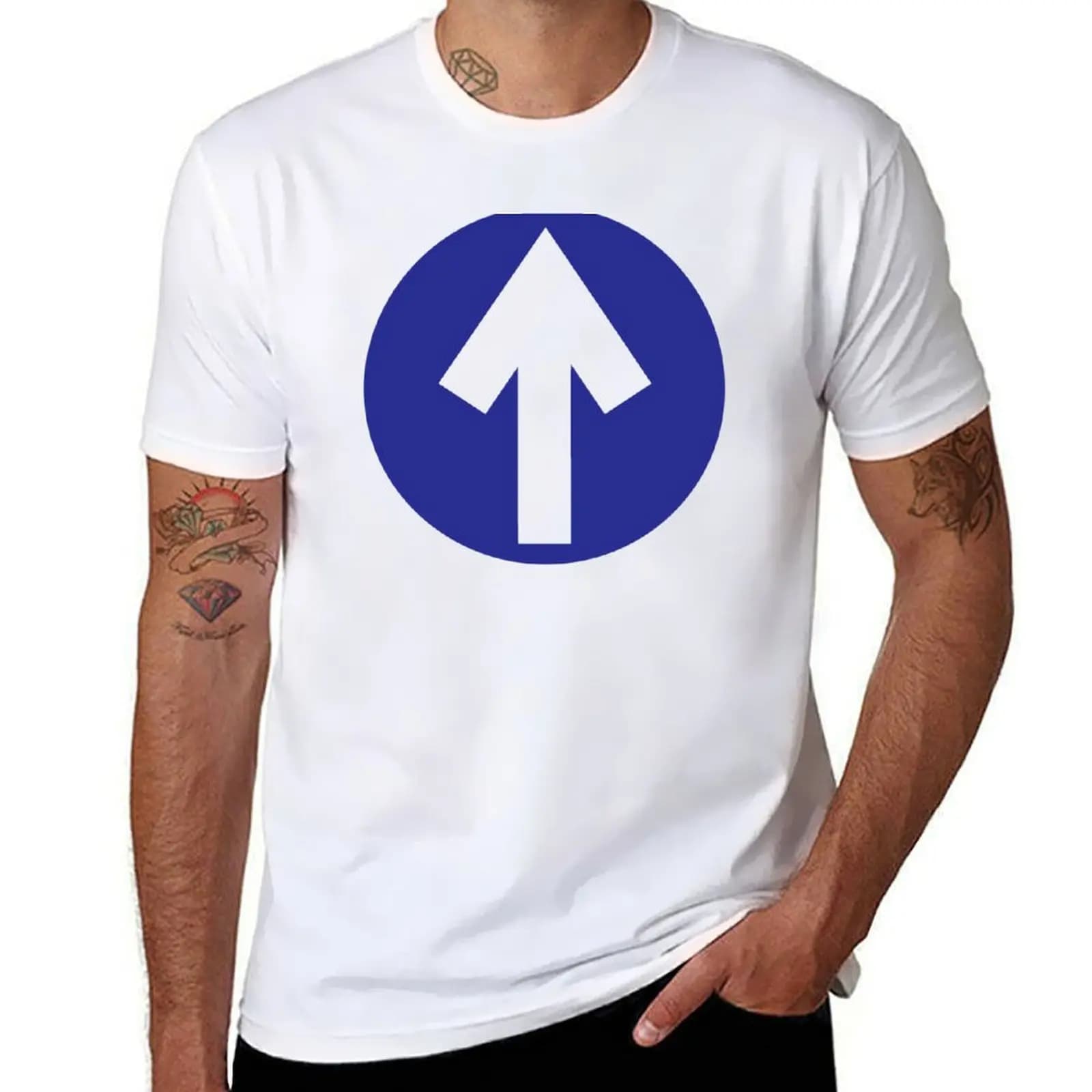 Mod Arrow - T-shirt alla moda degli anni '60, maglietta casual natalizia
