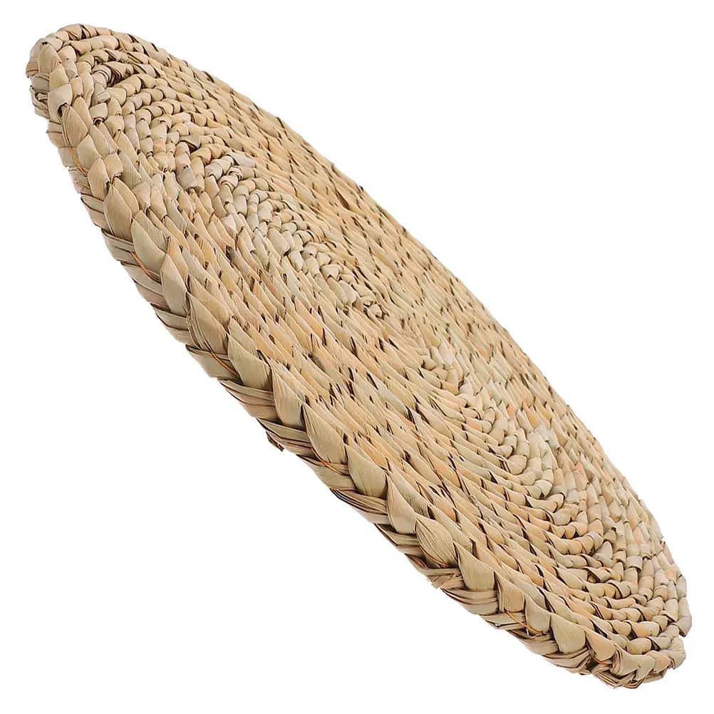 Round Straw Woven Chair Cushion Soft Cushion Seat Pad for Patio Outdoor Dining Furniture Yoga Meditation Floor