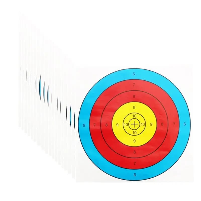XSXS-Archery Target Paper Bow And Target For Backyard Hunting, Archery Target Practice Accessories