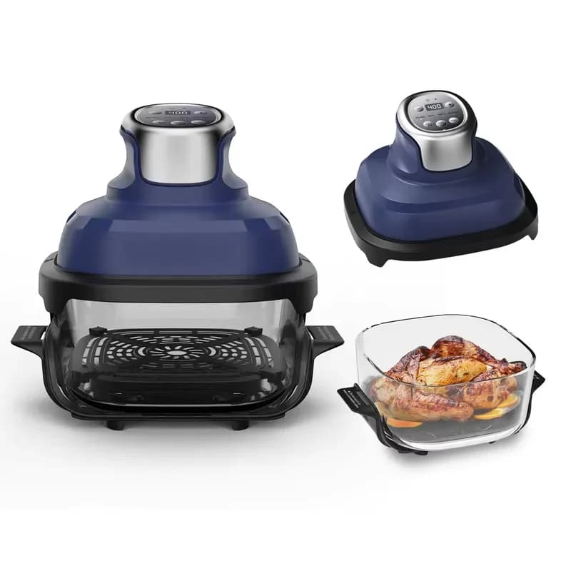 4.2L Newest Multi Function Oil Air Fryer Kitchen Appliance With Rapid Smart Electric Digital Glass Air Fryer