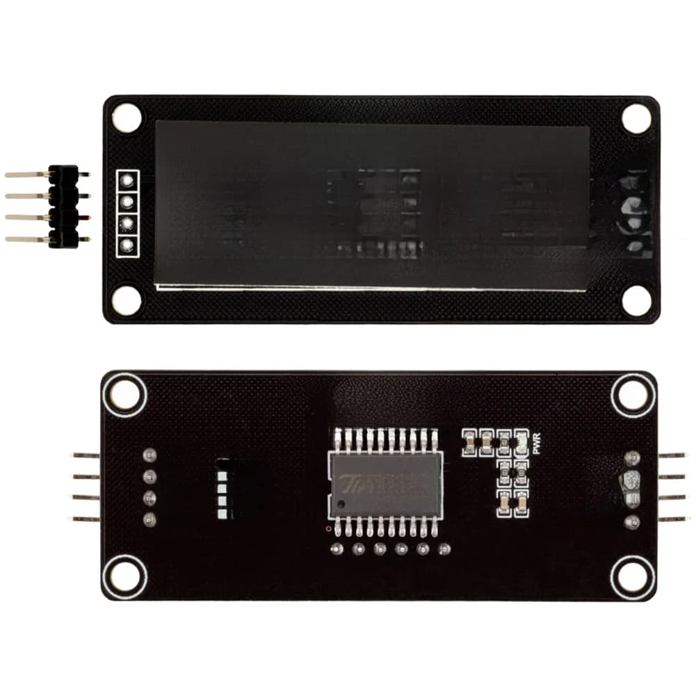 4-digit LED display with seven segments with central point clock with operating voltage 5 V for TM1637 for use of Arduino projects
