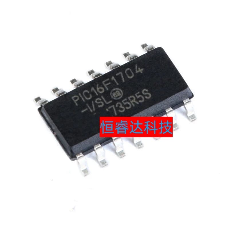 Il trasporto Libero 10 pz/lotto PIC16F1704-I/SL MCU 8BIT 4K FLASH 16F1704 PIC16F1704 SOP-14 IC In magazzino!