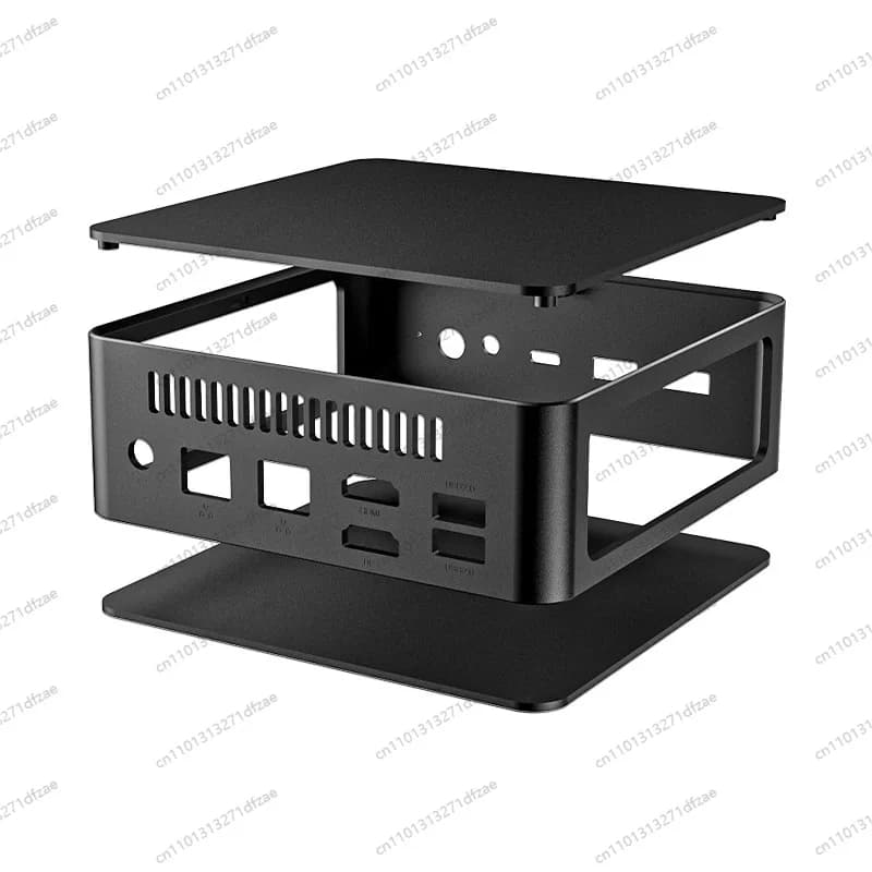M1S N100 Full Flash NAS a stato solido 2.5G Doppia porta di rete Mini server di archiviazione host 4NVMe