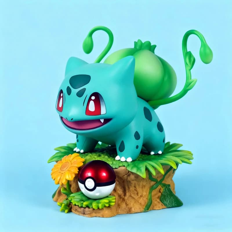 Figure anime Pokemon da 10 cm/3,94 pollici, action figure di Bulbasaur, modelli da collezione in PVC, giocattoli per bambini, regali