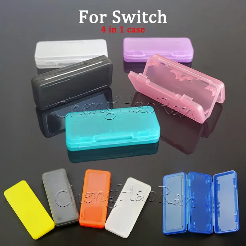 Custodia protettiva per scatola porta carte da gioco 1PC 4 in 1 per organizer protettivo per porta carte per console Nintendo Switch NS