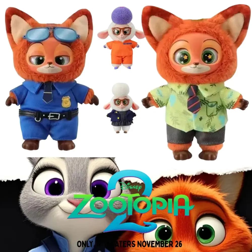 Disney Zootopia Blind Box Nick Judy Bambola in vinile Giocattolo a sorpresa alla moda Ciondolo per zaino carino Regalo di compleanno per bambini