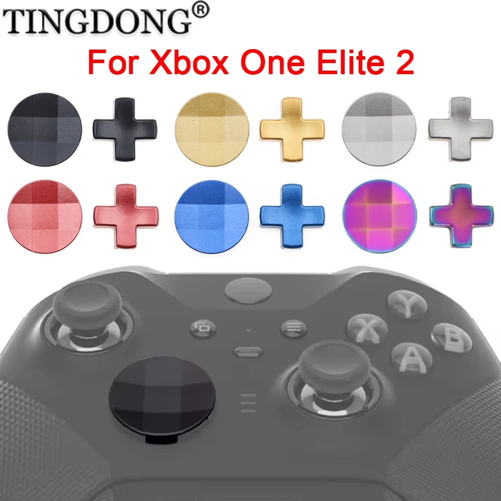 Paddle in Metallo e Grilletti Sostitutivi per Joystick Xbox One Elite 2, Accessori per Pulsanti Analogici