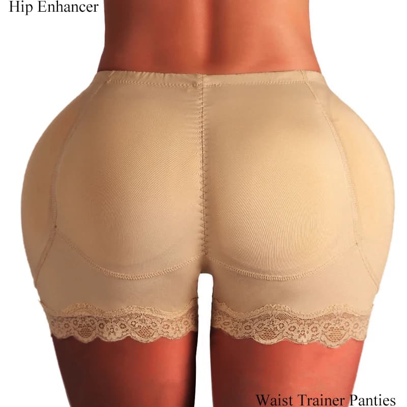 Mutandine Push-Up imbottite da donna Butt Lifter Shaper culo finto glutei cuscinetti per l'anca mutandine di controllo invisibile mutandine slip intimo Lingerie