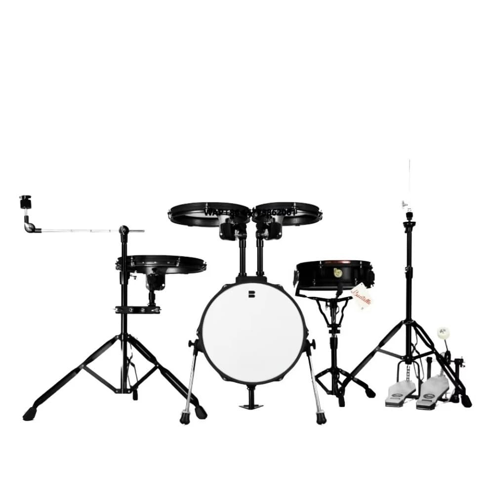 Set di 5 batterie piatte per adulti acustiche portatili a percussione per strumenti musicali da 5 pezzi Set di batterie piatte professionali