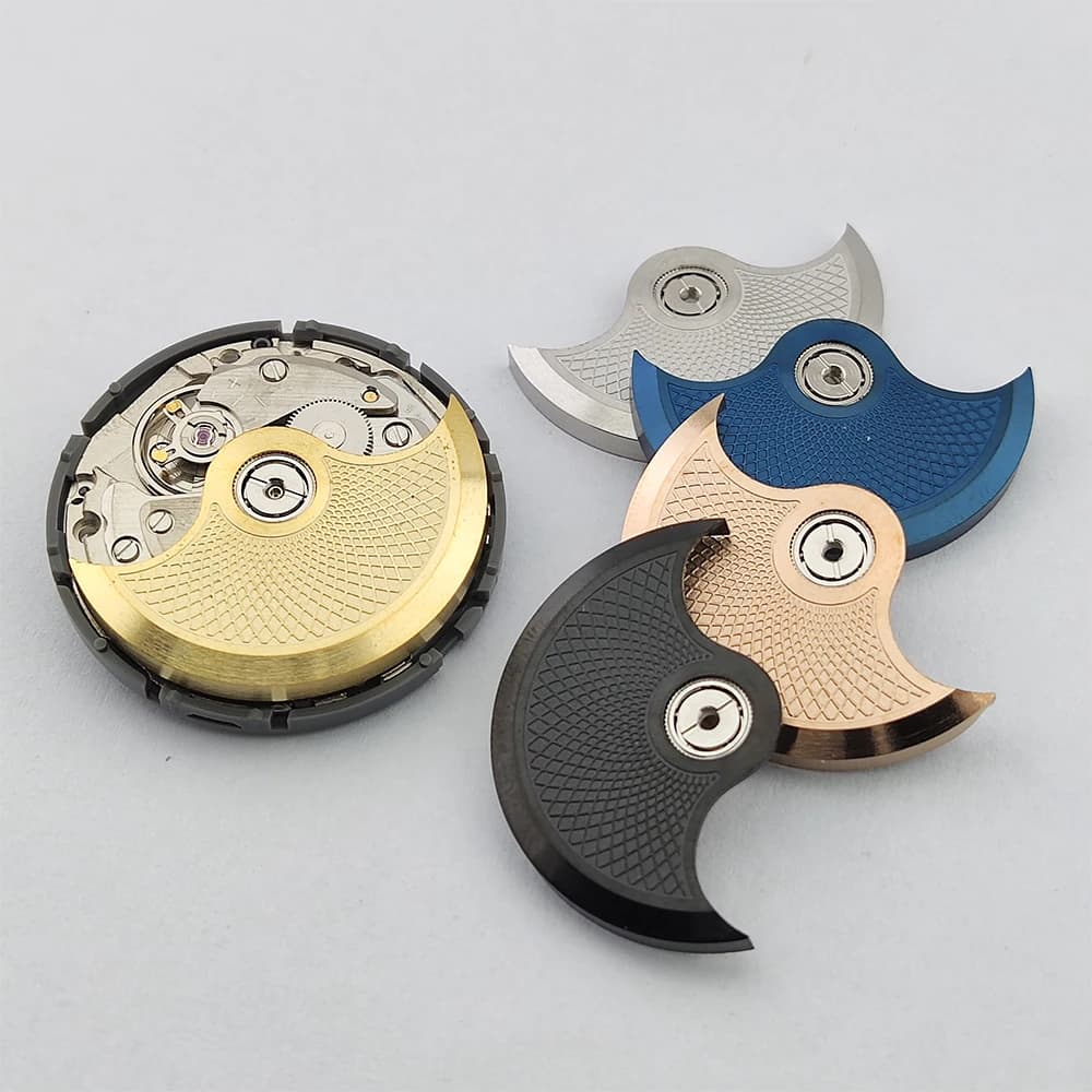 NUOVO orologio NH35 Rotore Movimento Roto Misura per NH38 NH39 4R35 7S26 NH35 Movimento Pendolo Peso Oscillante Martello Rotore Automatico