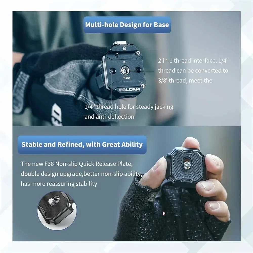 Falcam F38 Quick Release Plate Kit Dslr Camera Shoulder Strap Tripod Slider Quick Switch Adapter Customized Outdoors Travel Gift