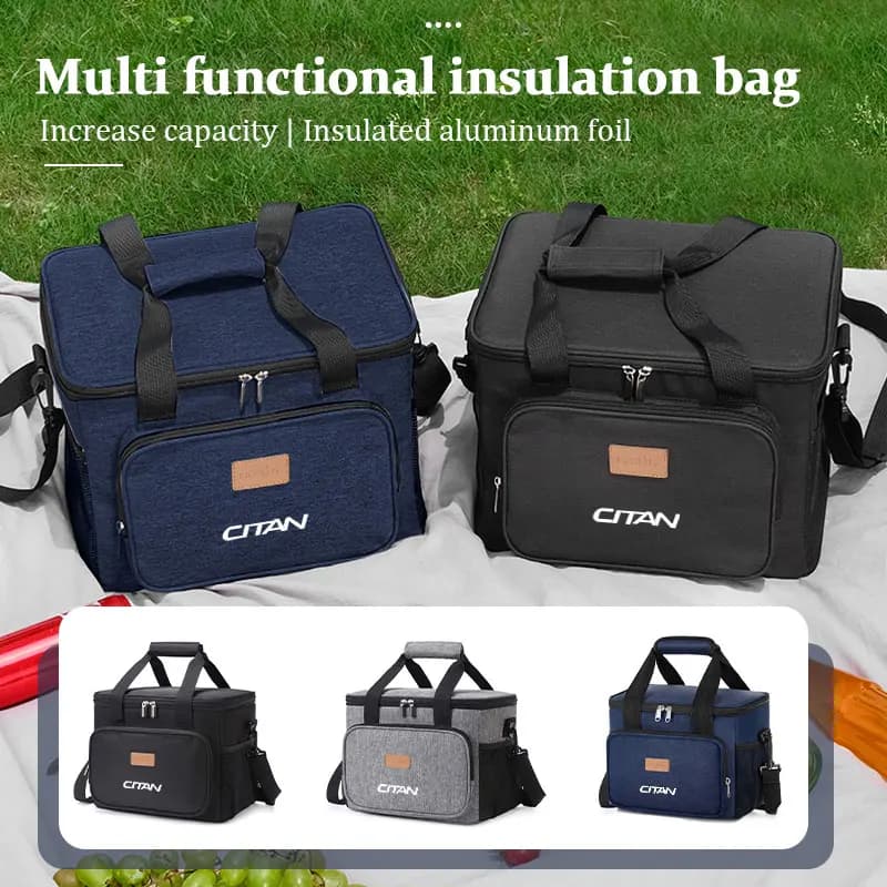 For Mercedes Benz Insulated Thermal Cooler Bag Drink Storage Bag Food Tote SPRINTER VIANO V CLASS W124 W203 W204 R CLASS CITAN