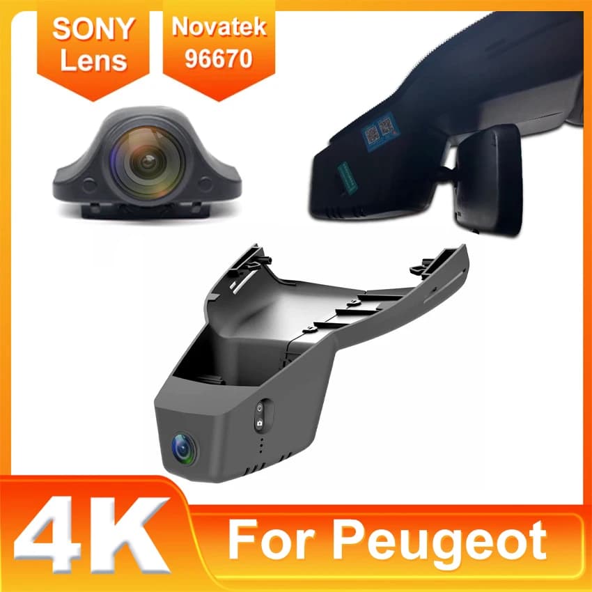 Dash Cam 4K For Peugeot 308 From 2021 to 2024,Dashcam For Citroen C5 X 2022 2023,Dash Camera,OEM Style Car DVR WIFI APP