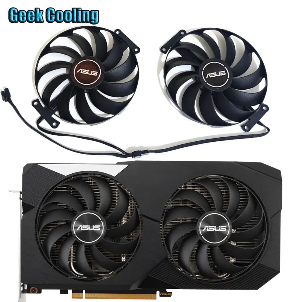 Nuova ventola di raffreddamento per scheda Video 95MM 5pin muslimt129215bu FDC10U12D9-C, per ASUS RX 6600XT, RX 6650XT, RX 6600, RX 6700XT, RX 6750XT