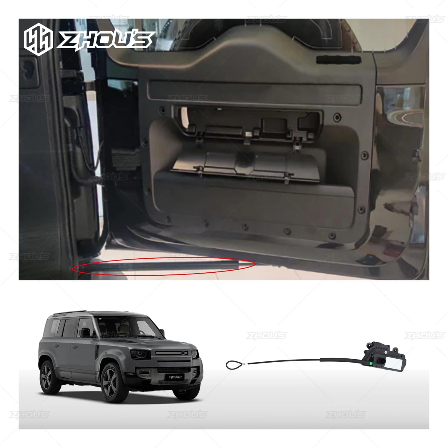 Accessori per auto Smart Auto Car Vehicle Door Lock Automatico Soft Close Porta di aspirazione elettrica per Land Rover New Defender AA