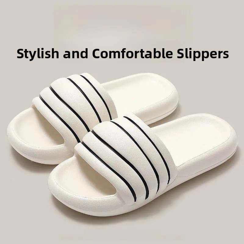 Thick Bottom Slippers for Men And Women Indoor Home Wear Summer Outdoor Slip Resistant EVA Flip Flops Couples Bathing Shoes