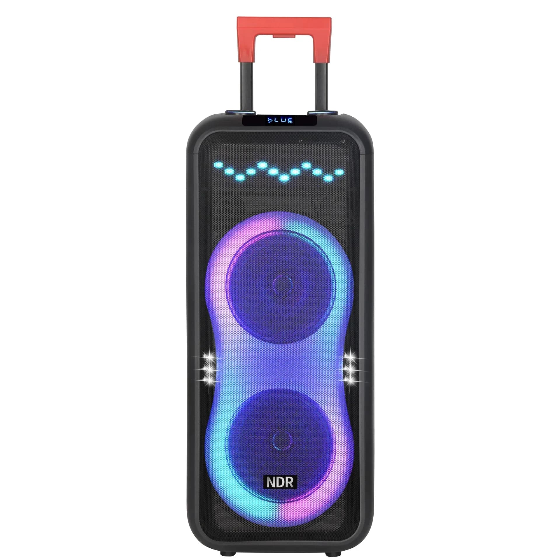 Suitable For NDR 8-inch Dual Speaker Lantern Outdoor Bluetooth Square Dance Battery Speaker Mobile Trolley Portable