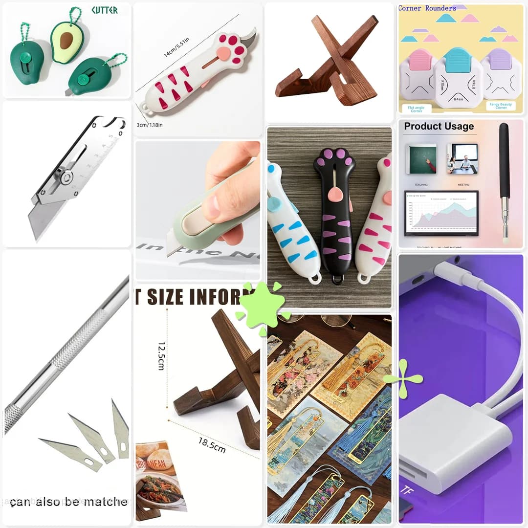 Multi Function Toy Pen 4 in 1 Foldable LED Capacitor Ballpoint Holder Camping Tent Night Light Phone Stand