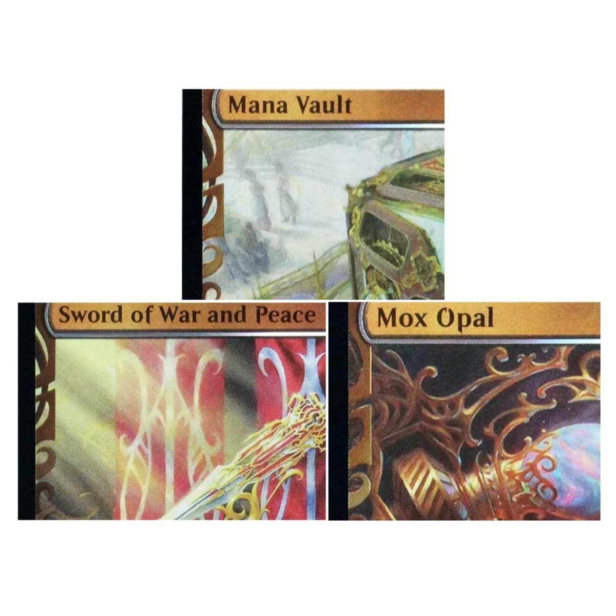 Foil MPS "Mana Vault/Sword of Fire and Ice/Mox Opal/" TCG Proxy Cards High Quality Board Playing Game Trading Cards