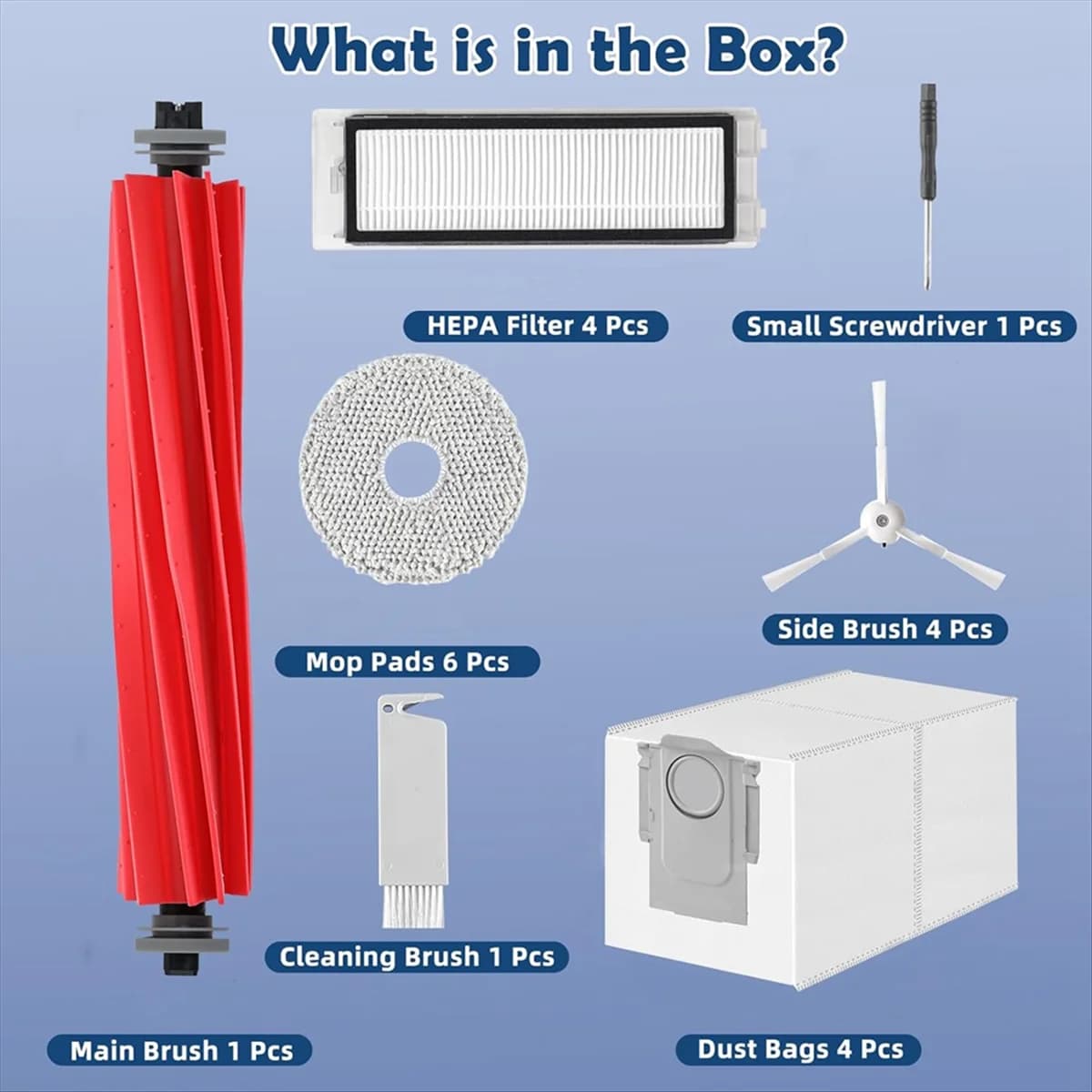 A36R For Q S, Qrevo Pro, Qrevo Plus Robot Vacuum Main Side Brush Hepa Filter Mop Pads Dust Bags Accessories