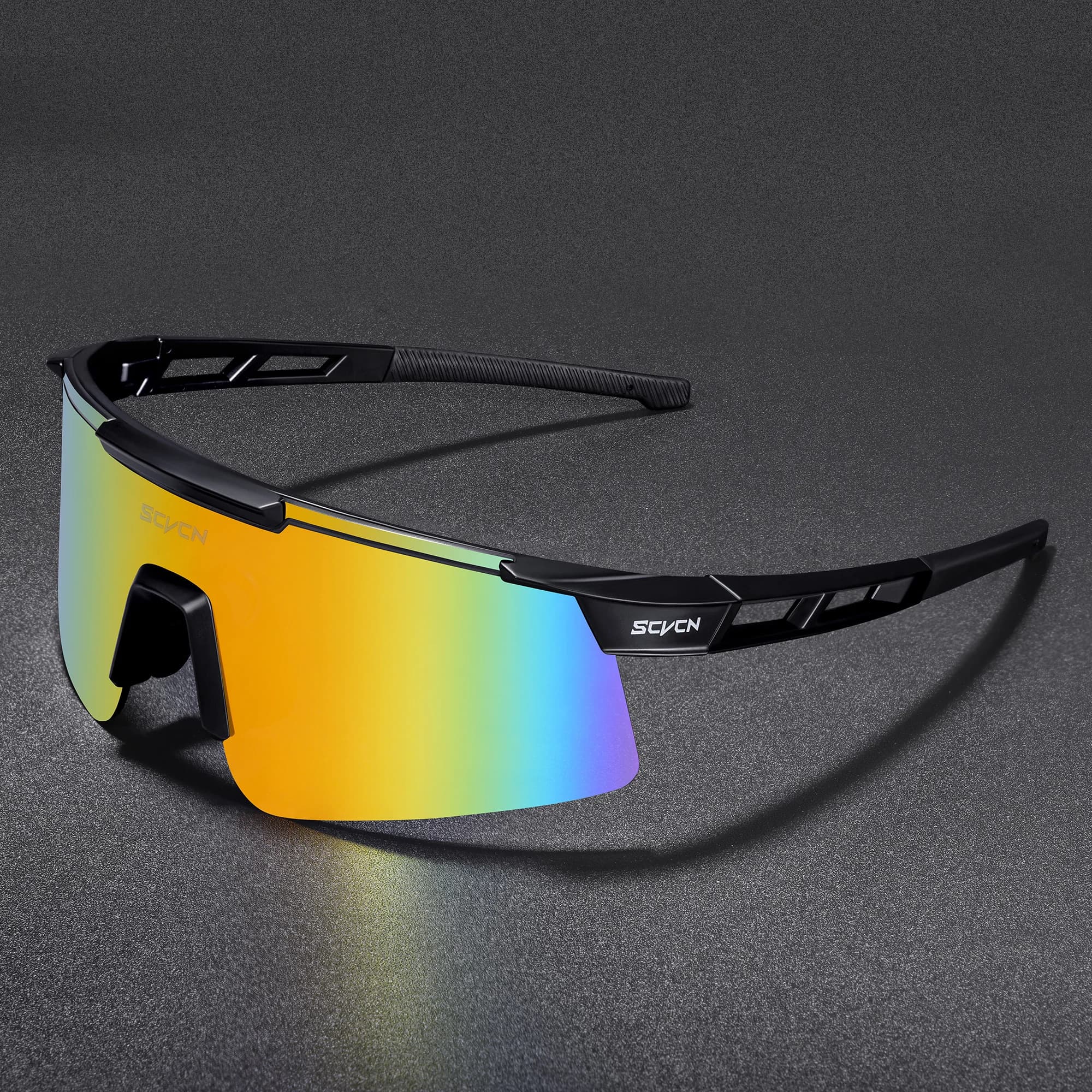 SCVCN Cycling Glasses Cycling Sunglasses Men Bike MTB Mountain Bike Women Outdoor Running Motorcycle Camping Eyewear UV400