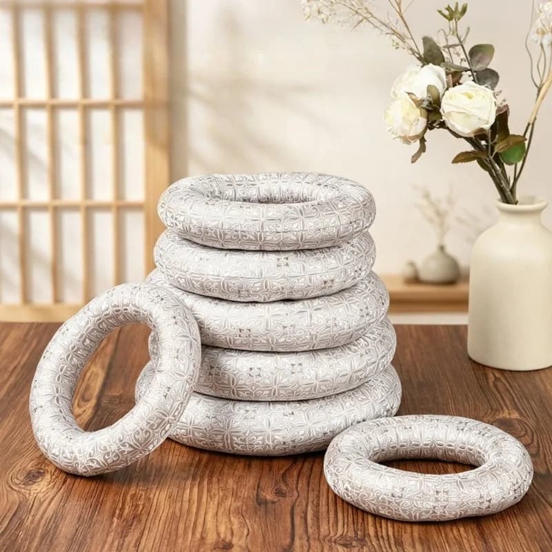 Handmade Singing Bowls Mat Set Quartz Bowls Embroidery Non-slip Mats Crystal Bowl Accessories Musical Instruments Accessories