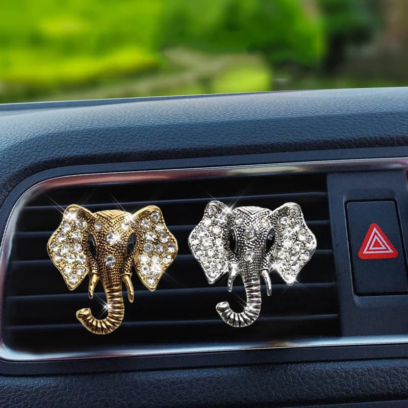 New Elephant Style Car Perfume Bottle Air Conditioning Outlet Perfume Car Accessories Interior Car Fragrance Accessories